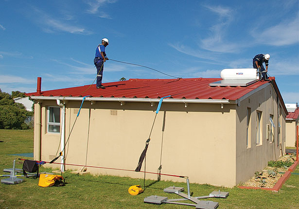 Low Roof Fall arrest and Restraint Equipment